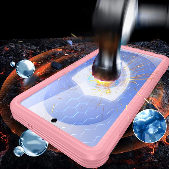 Carcasă rezistentă la șocuri cu sticlă, pentru MagSafe pentru Samsung Galaxy S26 Ultra