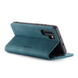 Husa CASEME pentru Huawei P30 Pro, Leather Wallet Case, albastru