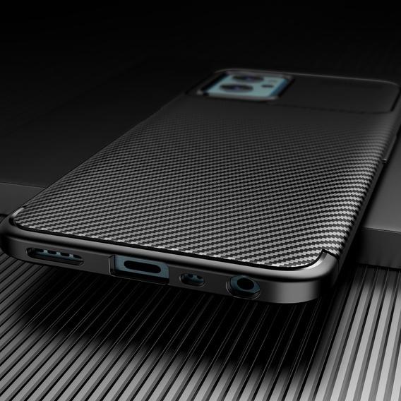 Huse pentru Realme 9i / Oppo A96 / Oppo A36, Carbon Gel, negru