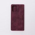 Husă pentru Motorola Moto G73, ERBORD Vintage, portofel cu clapetă, roșu