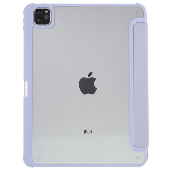 Husă pentru iPad Pro 11 2022 / 2021 / 2020 / 2018, Smartcase Hybrid, cu spațiu pentru stylus, violet