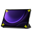 Husă pentru Samsung Galaxy Tab S9 FE, Tri-fold, gri