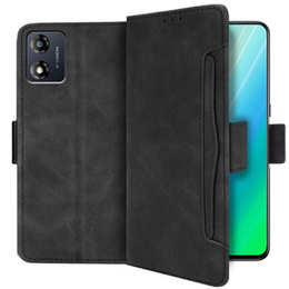 Cu clapetă pentru Motorola Moto E13, Card Slot, negru