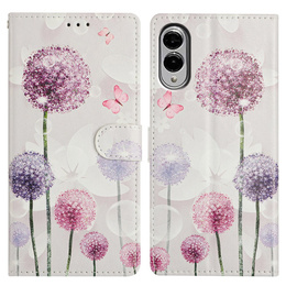Cu clapetă pentru Samsung Galaxy S25 Edge, Wallet, Dandelion