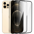 2x sticlă ceramică ERBORD Hybrid Glass pentru iPhone 12 / 12 Pro