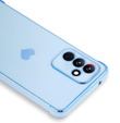 Husă pentru Samsung Galaxy A35 5G, Electro heart, albastru + Sticlă ceramică Full Glue