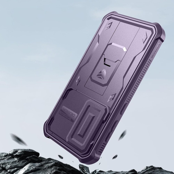 Husă blindată pentru Samsung Galaxy S24, Dexnor Full Body (Two Frames), violet