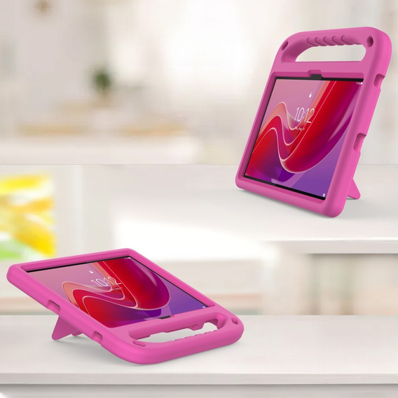Husă pentru copii pentru Lenovo Tab TB311FU, husă pentru copii cu mâner, roz
