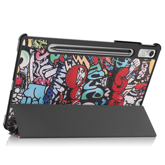 Husă pentru Lenovo Tab P11 Pro Gen 2 TB132FU TB132XU 11.2", cu clapetă, graffiti