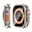 Szkło Hartowane z Ramką do Apple Watch Ultra 49mm, Złote