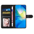 Cu clapetă pentru Oppo A38 4G / Oppo A18 4G, Wallet, BINFEN COLOR, negru