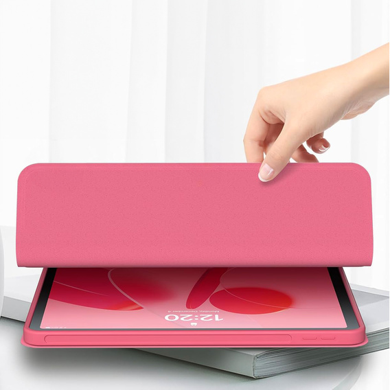 Carcasă + tastatură iPad 10.9 2022 10 Gen, Pen Slot, roz rose gold