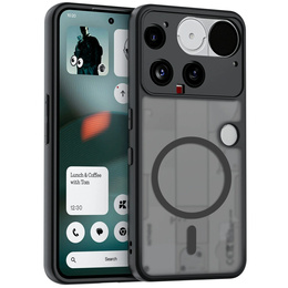 Husă pentru Nothing Phone 3 5G, pentru MagSafe, ERBORD Matt Case, negru