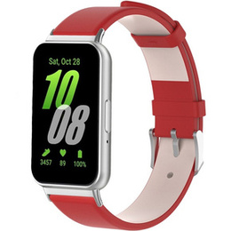Curea din piele pentru Samsung Galaxy Fit 3, roșu