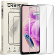 2x sticlă călită pentru Xiaomi Redmi Note 12S, ERBORD 9H Hard Glass pe ecran