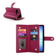 Wallet Zipper Pocket flip caz pentru Samsung Galaxy A17 5G, Wallet Zipper Pocket, roșu