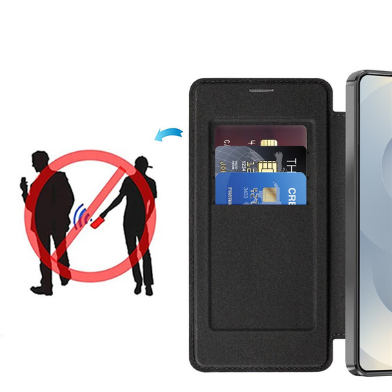 Husă RFID Wallet MagSafe cu protecție pentru cameră pentru Samsung Galaxy S26 Ultra