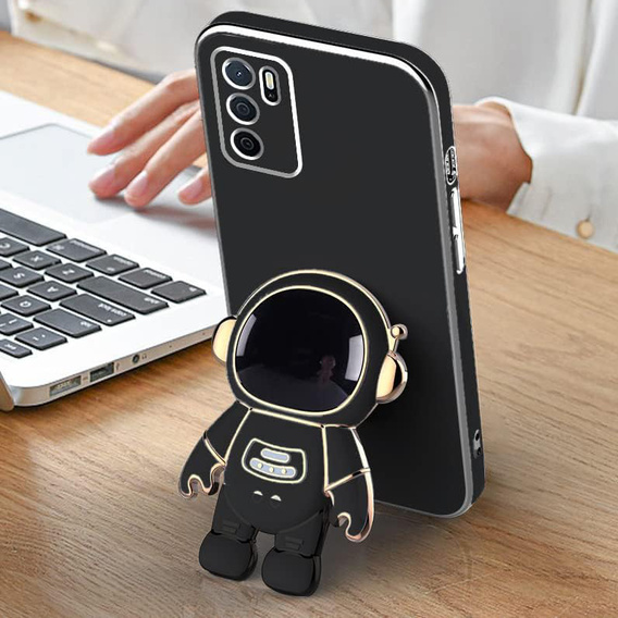 Huse pentru Oppo A95 5G, Astronaut, negru