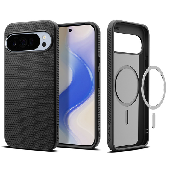Carcasă Spigen Liquid Air MagSafe pentru Google Pixel 10 Pro XL, negru mat