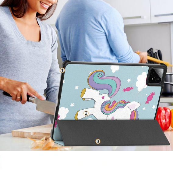 Husă pentru Xiaomi Pad 7 / 7 Pro, Smartcase, unicorn