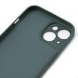 Husa pentru iPhone 15, Silicone Lite, verde închis