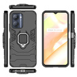 Huse pentru Realme C33, Kickstand Ring, negru