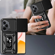Husă blindată pentru Honor 400 Pro 5G, CamShield Slide, negru