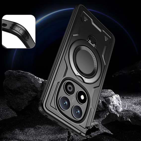 Husă magnetică cu suport pentru Xiaomi Redmi Note 15 Pro Plus 5G / Poco M8 Pro 5G