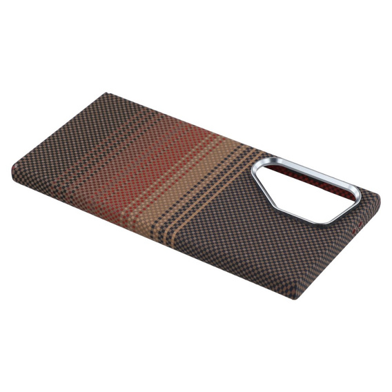Carcasa pentru Samsung Galaxy S25 Ultra, Carbon Fiber MagSafe, de aur