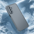Carcasă Matt pentru Samsung Galaxy A17 5G, fumurie cu margini negre