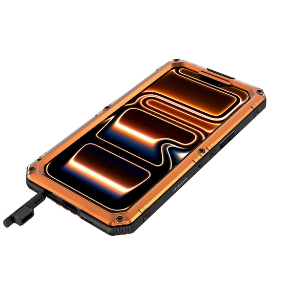 Carcasă impermeabilă IP68 pentru iPhone 17 Pro, portocaliu