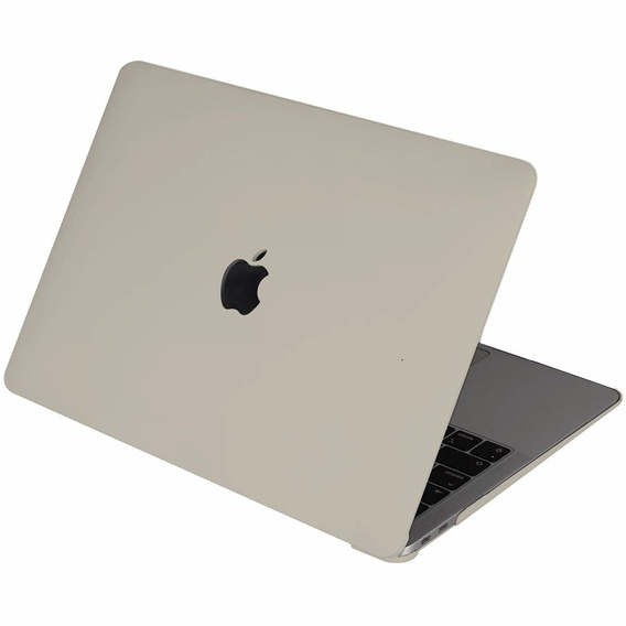 Husă pentru MacBook Air 13 A2337 M1 A2179 A1932, HardShell, bej