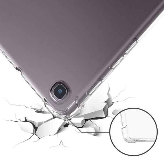 Husă pentru Samsung Galaxy Tab A7 Lite, silicon, transparentă