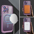 Husă pentru iPhone 14 Pro Max, ERBORD Impact Guard, MagSafe, violet