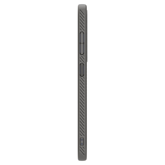 Carcasa Spigen pentru Samsung Galaxy S25, Liquid Air, negru + 9H Tempered Glass