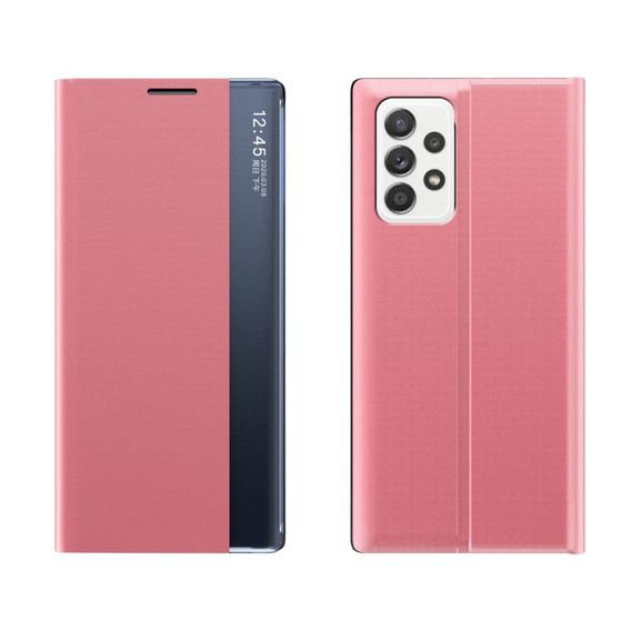 Husă cu clapetă pentru Samsung Galaxy A32 5G, Side View, roz