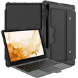 Carcasă + tastatură Galaxy Tab S8+ / Tab S7 +/ Tab S7 FE, NILLKIN Bumper Pen Slot, negru