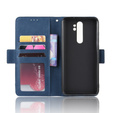Cu clapetă pentru Xiaomi Redmi Note 8 Pro, Card Slot, albastru închis
