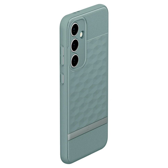 Husa Caseology pentru Samsung Galaxy S24 FE, Parallax, verde