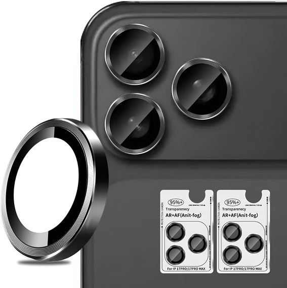 ERBORD OPTIK Pro geam de cameră - set de 2 pentru iPhone 17 Pro / 17 Pro Max