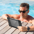 Husă impermeabilă SHELLBOX IP68 pentru Apple iPad Air 11" 6 gen. 2024, negru