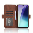 Cu clapetă pentru Xiaomi Redmi 14C / Xiaomi Poco C75, Card Slot, maro