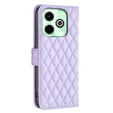 Cu clapetă pentru Infinix Hot 40i, Wallet, BINFEN COLOR, violet