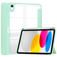 Husă pentru iPad 10.9 2022 10 Gen, Smartcase Hybrid, cu spațiu pentru stylus, verde