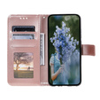 Cu clapetă pentru Xiaomi Redmi Note 13 Pro+, Mandala, roz rose gold