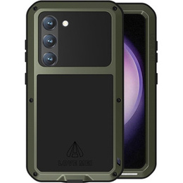 Love Mei Huse pentru Samsung Galaxy S23, armored with glass, verde