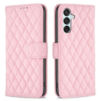 Cu clapetă pentru Samsung Galaxy M15 5G, Wallet, BINFEN COLOR, roz