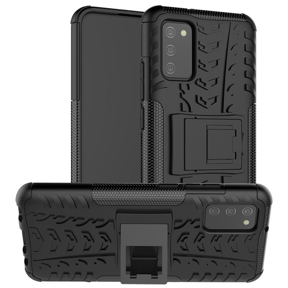 Huse pentru Samsung Galaxy A02s, Tire Armor, negru