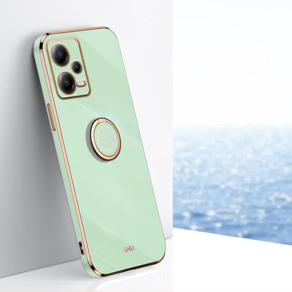 Huse pentru POCO X5 Pro 5G, Electro Ring, de mentă