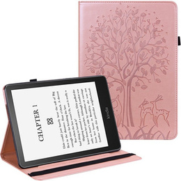 Carcasă cu clapetă pentru Amazon Kindle Paperwhite 5 (2021), tree, albastru